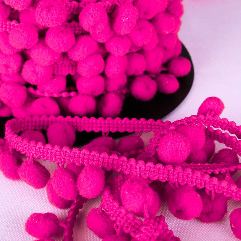 Pompons Mousse Maxi Fuchsia - Ribes y Casals