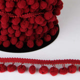Pompons Mousse Maxi Grenat - Ribes y Casals
