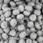 Pompons Mousse Maxi Gris - Ribes y Casals