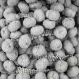 Pompons Mousse Maxi Gris - Ribes y Casals