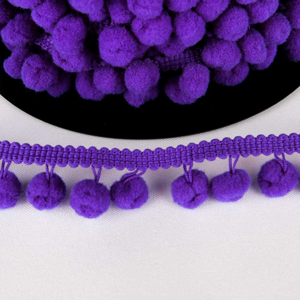 Pompons Mousse Maxi Purple - Ribes y Casals
