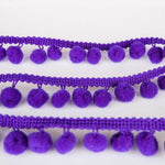 Pompons Mousse Maxi Purple - Ribes y Casals