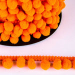 Pompons Mousse Maxi Orange - Ribes y Casals