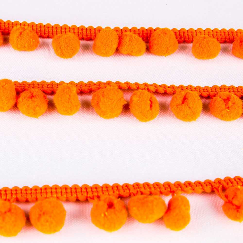 Pompons Mousse Maxi Orange - Ribes y Casals