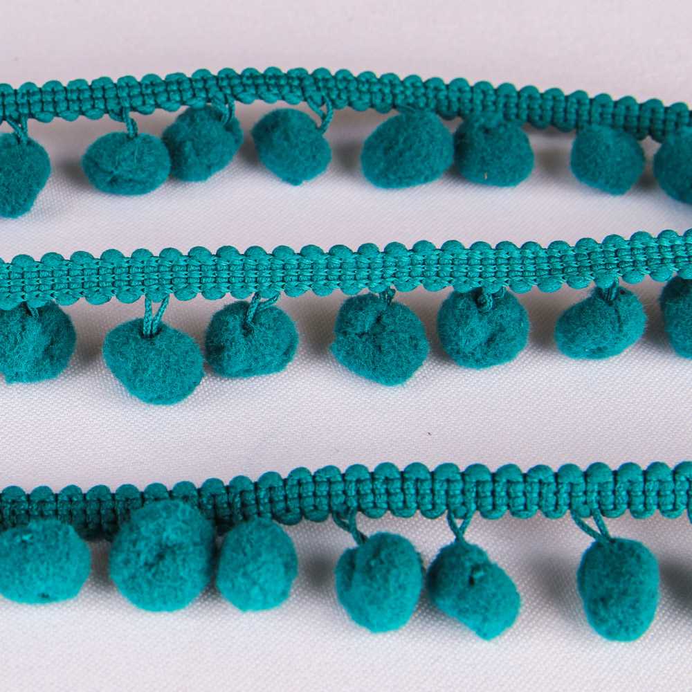 Pompons Mousse Maxi Pétrole - Ribes y Casals