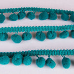 Pompons Mousse Maxi Pétrole - Ribes y Casals