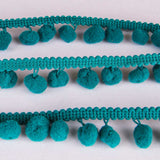 Pompons Mousse Maxi Pétrole - Ribes y Casals