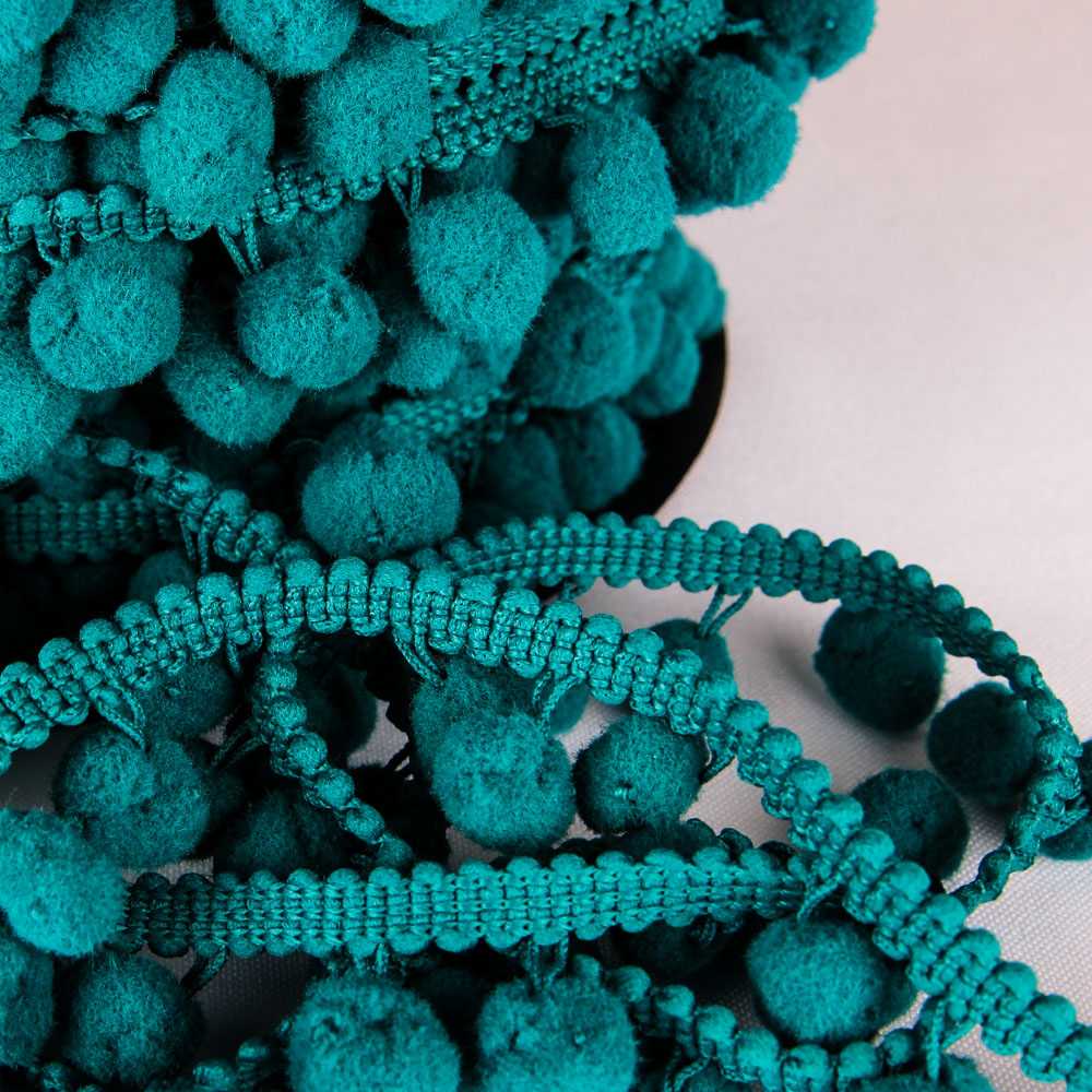 Pompons Mousse Maxi Pétrole - Ribes y Casals