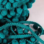 Pompons Mousse Maxi Pétrole - Ribes y Casals