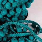 Pompons Mousse Maxi Pétrole - Ribes y Casals