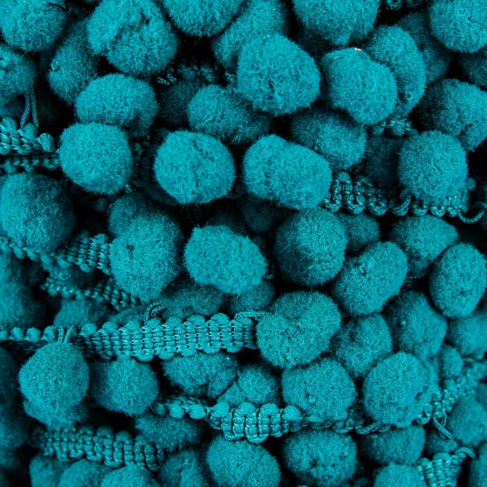 Pompons Mousse Maxi Pétrole - Ribes y Casals