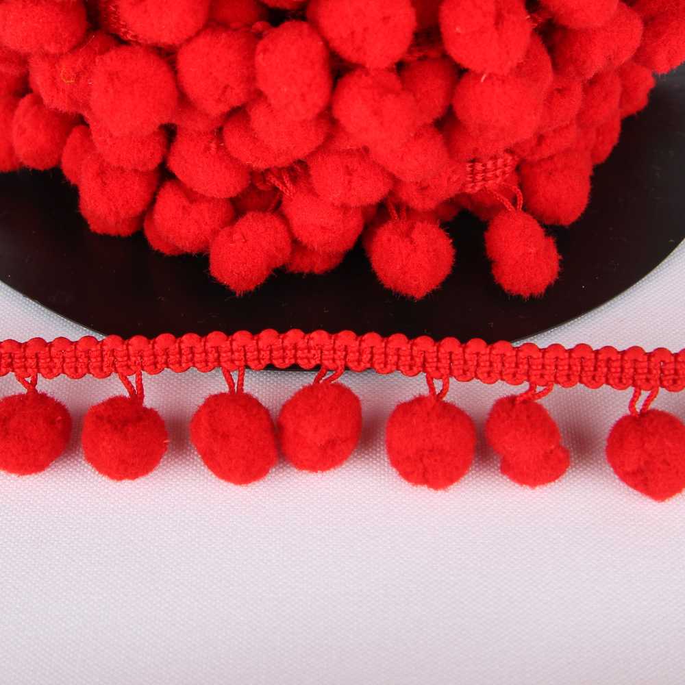 Pompons Mousse Maxi Rouge Rubi - Ribes y Casals