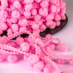 Pompons Mousse Maxi Rose - Ribes y Casals