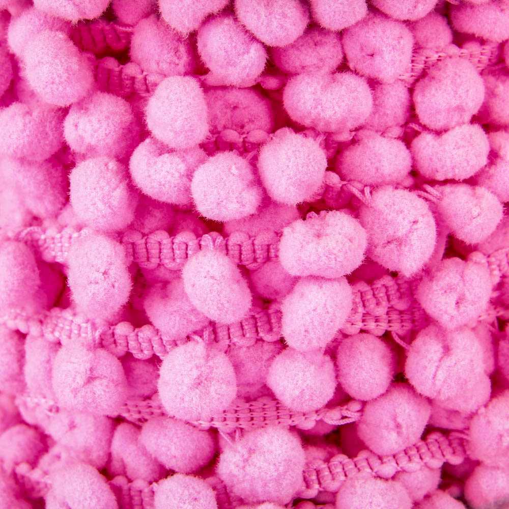 Pompons Mousse Maxi Rose - Ribes y Casals
