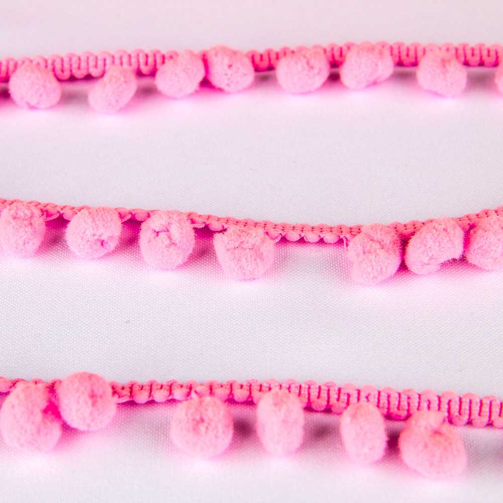 Pompons Mousse Maxi Rose - Ribes y Casals