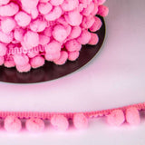 Pompons Mousse Maxi Rose - Ribes y Casals