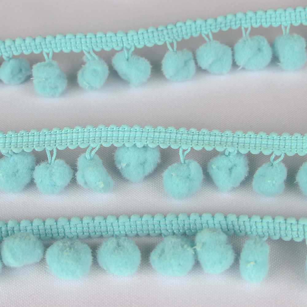 Pompons Mousse Maxi Turquoise Clair - Ribes y Casals