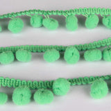 Pompons Mousse Maxi Vert Aiguemarine - Ribes y Casals