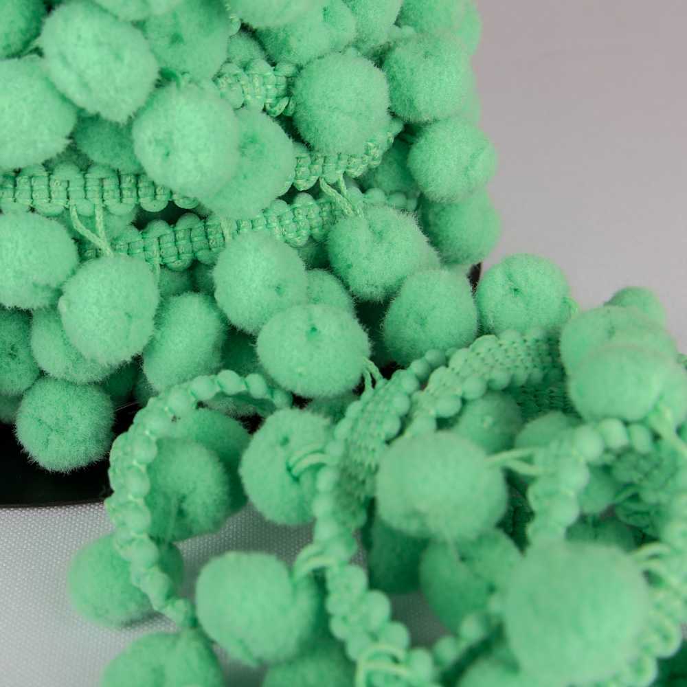 Pompons Mousse Maxi Vert Aiguemarine - Ribes y Casals