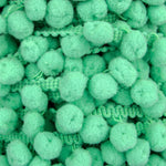 Pompons Mousse Maxi Vert Aiguemarine - Ribes y Casals