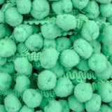 Pompons Mousse Maxi Vert Aiguemarine - Ribes y Casals
