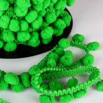 Pompons Mousse Maxi Vert - Ribes y Casals