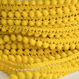 Pompons Mousse Mini Jaune - Ribes y Casals