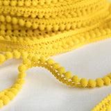 Pompons Mousse Mini Jaune - Ribes y Casals