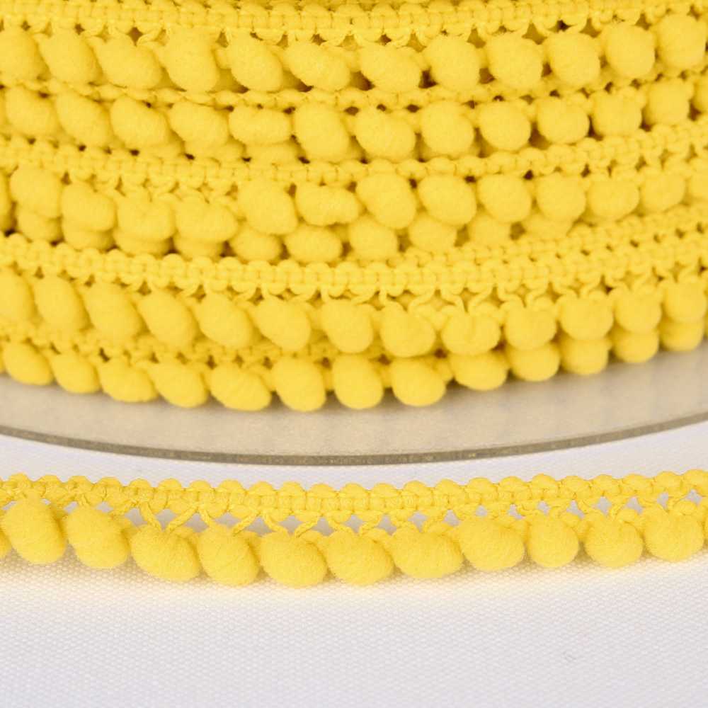 Pompons Mousse Mini Jaune - Ribes y Casals