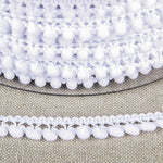 Pompons Mousse Mini Blanc - Ribes y Casals
