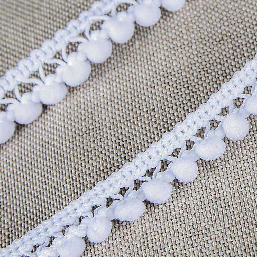 Pompons Mousse Mini Blanc - Ribes y Casals