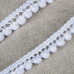 Pompons Mousse Mini Blanc - Ribes y Casals