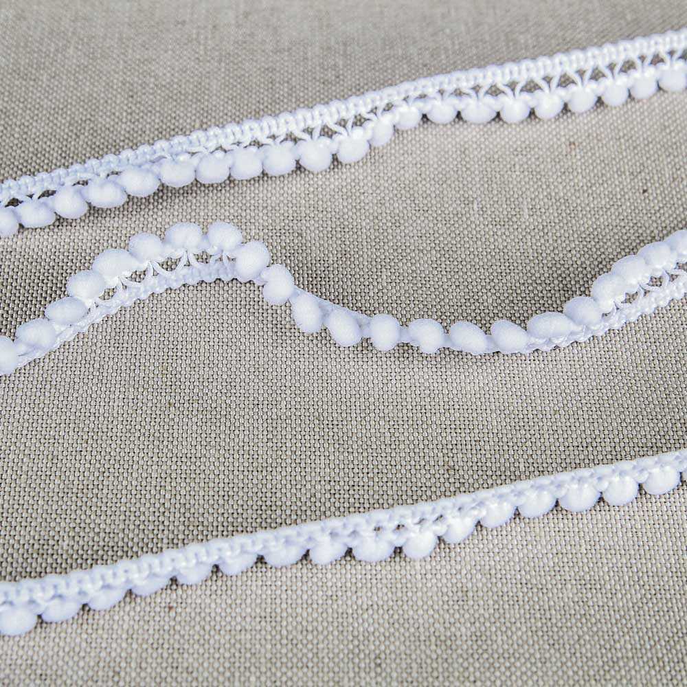 Pompons Mousse Mini Blanc - Ribes y Casals