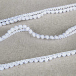 Pompons Mousse Mini Blanc - Ribes y Casals