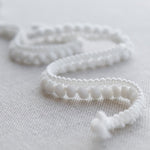 Pompons Mousse Mini Blanc - Ribes y Casals