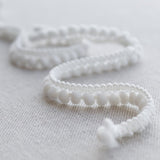 Pompons Mousse Mini Blanc - Ribes y Casals