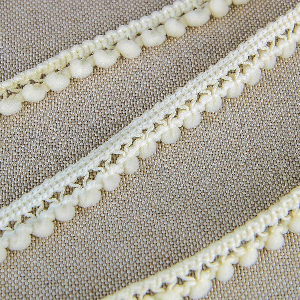 Pompons Mousse Mini Écru - Ribes y Casals