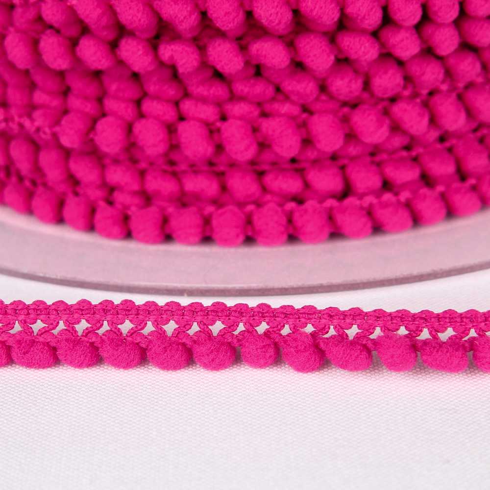 Pompons Mousse Mini Fuchsia - Ribes y Casals