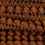 Pompons Mousse Mini Marron - Ribes y Casals