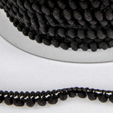 Pompons Mousse Mini Noir - Ribes y Casals