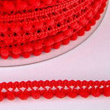 Pompons Mousse Mini Rouge - Ribes y Casals