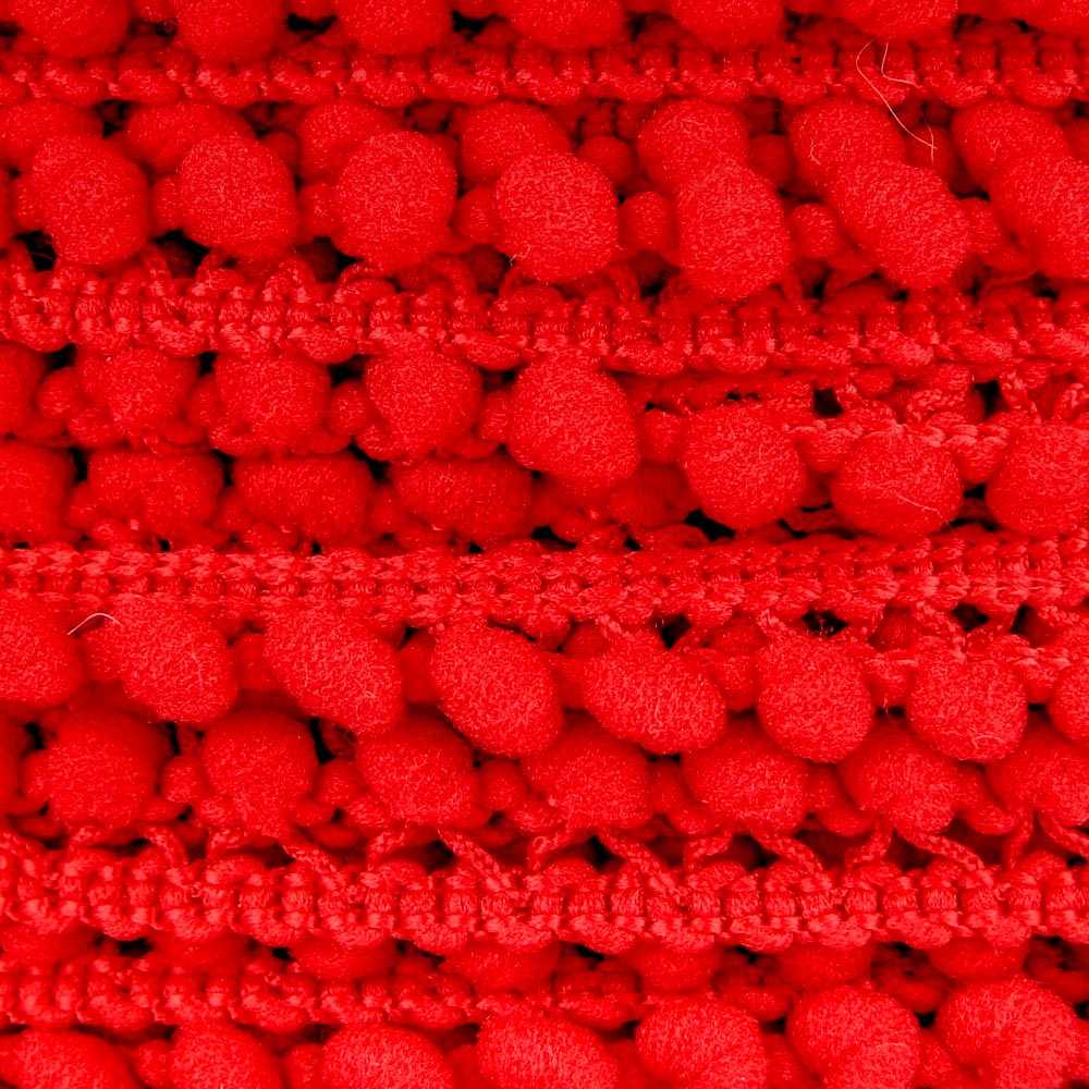 Pompons Mousse Mini Rouge - Ribes y Casals