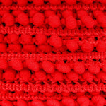 Pompons Mousse Mini Rouge - Ribes y Casals