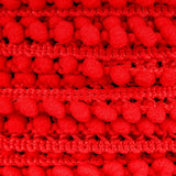 Pompons Mousse Mini Rouge - Ribes y Casals