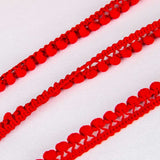 Pompons Mousse Mini Rouge - Ribes y Casals