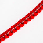 Pompons Mousse Mini Rouge - Ribes y Casals