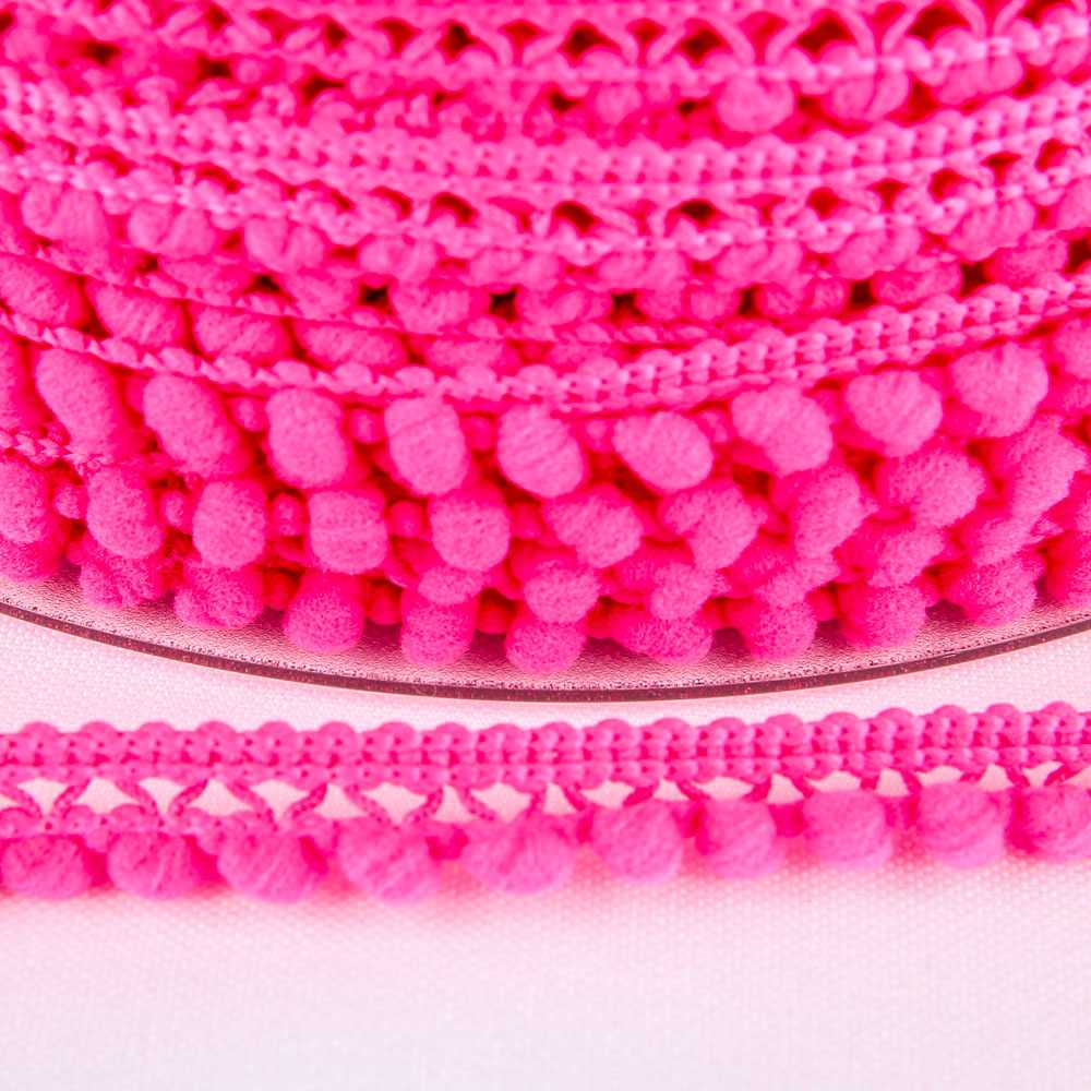 Pompons Mousse Mini Rose Fluor - Ribes y Casals