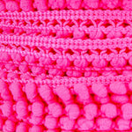 Pompons Mousse Mini Rose Fluor - Ribes y Casals