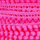 Pompons Mousse Mini Rose Fluor - Ribes y Casals