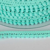 Pompons Mousse Mini Turquoise Clair - Ribes y Casals